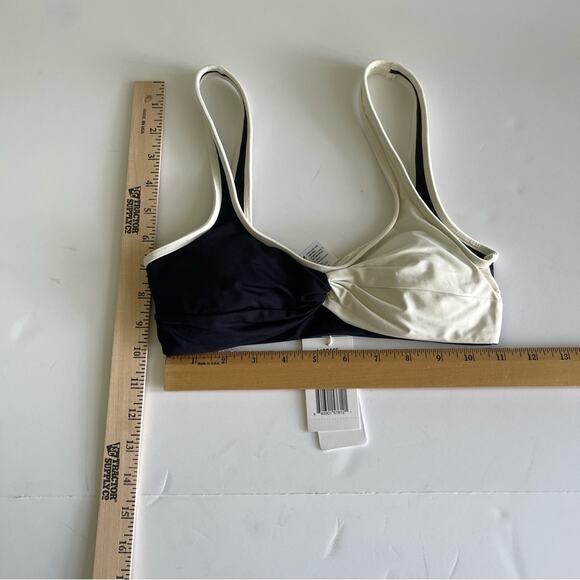 L*Space Ying Yang Bikini Set Black Cream SMALL - Picture 5 of 16